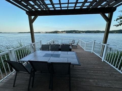 Waterfront view from deck